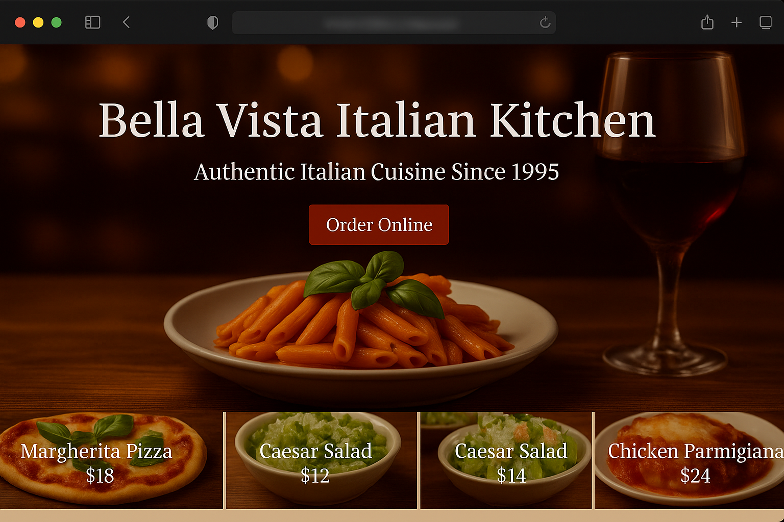 Restaurant Website
